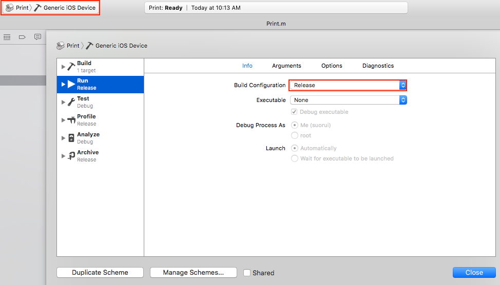 iPhone Configuration